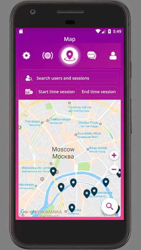 Работа с картами Android ОС